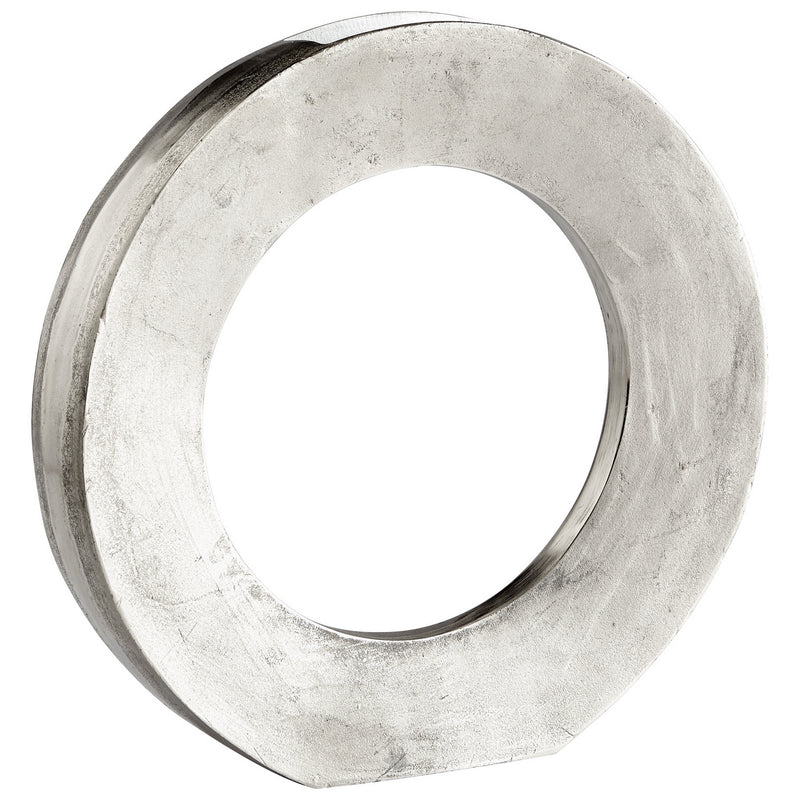 Cyan 08306 Vase, Raw Nickel