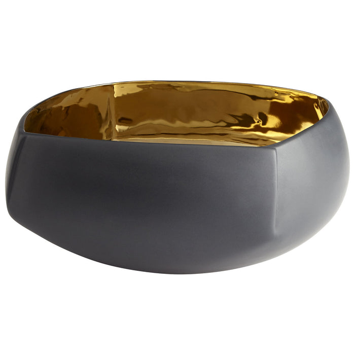 Cyan 08488 Bowl, Gold