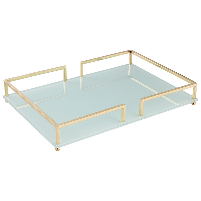 Cyan 08669 Tray, Gold