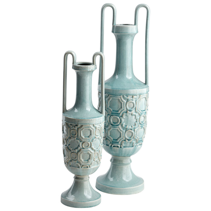 Cyan 08698 Vase, Teal
