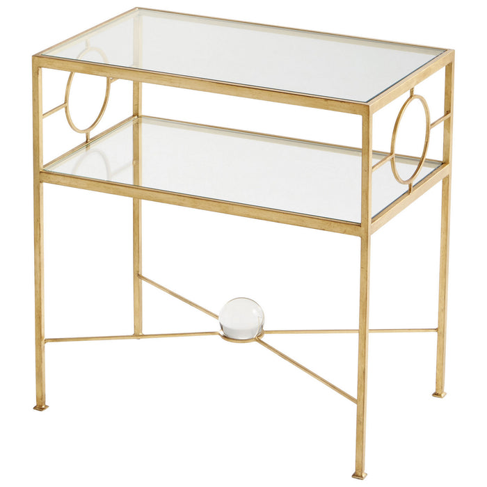 Cyan 08832 Table, Gold Leaf