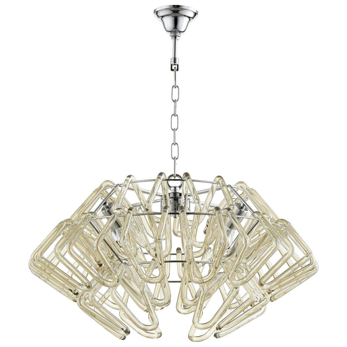 Cyan 08836 Four Light Pendant, Chrome