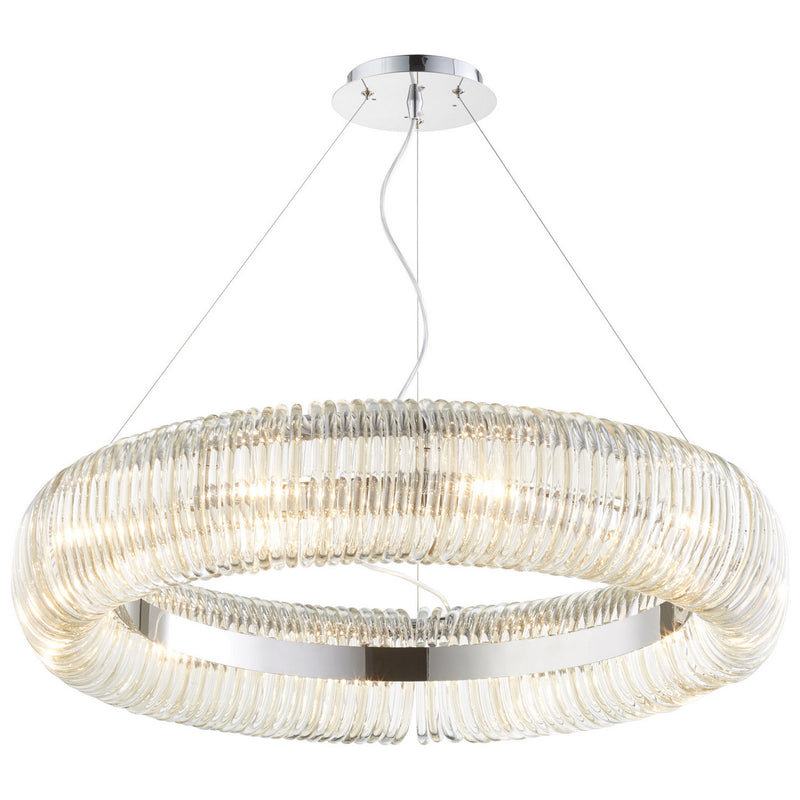 Cyan 08850 Ten Light Pendant, Chrome