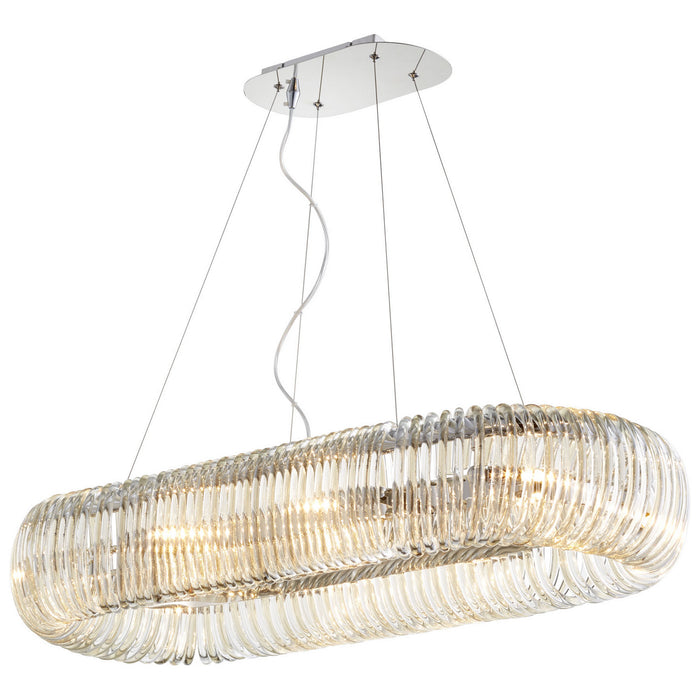 Cyan 08851 Eight Light Pendant, Chrome