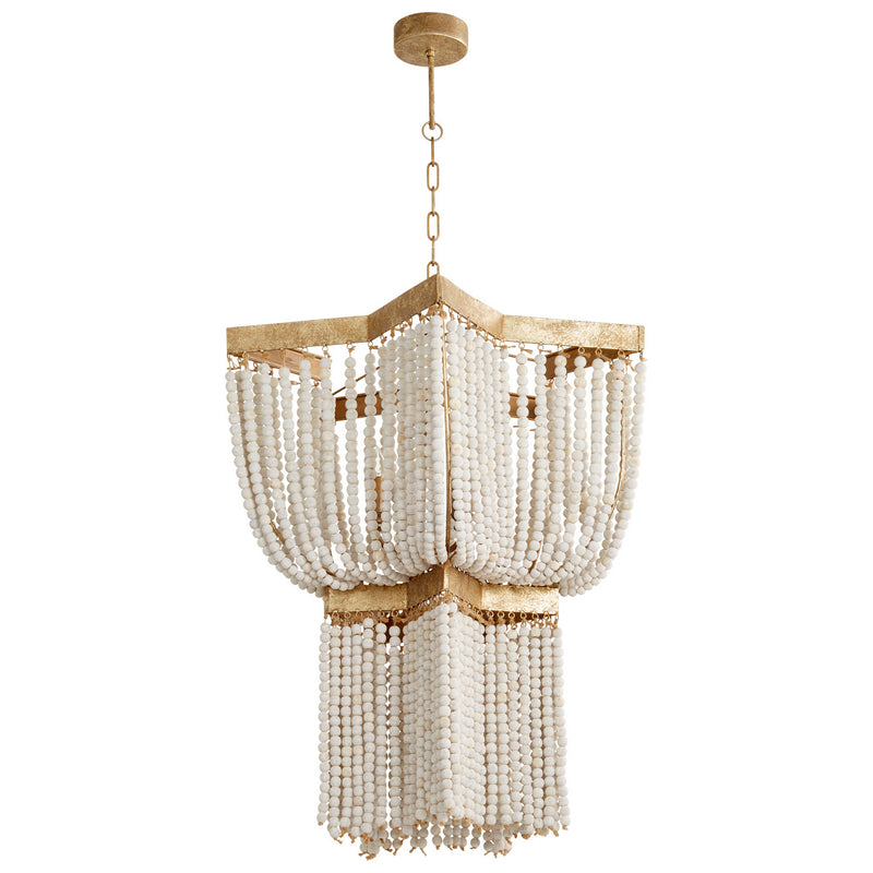 Cyan 09260 Three Light Pendant, Tinted Gold Leaf