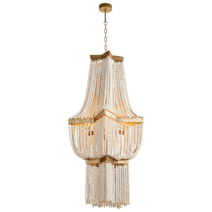 Cyan 09261 Three Light Pendant, Tinted Gold Leaf