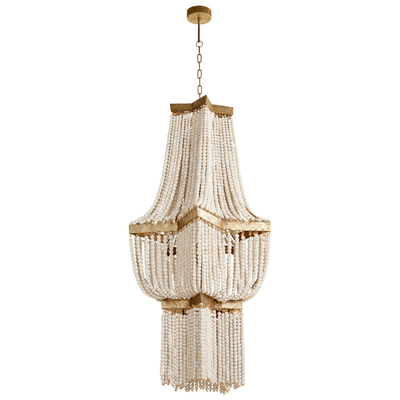 Cyan 09261 Three Light Pendant, Tinted Gold Leaf