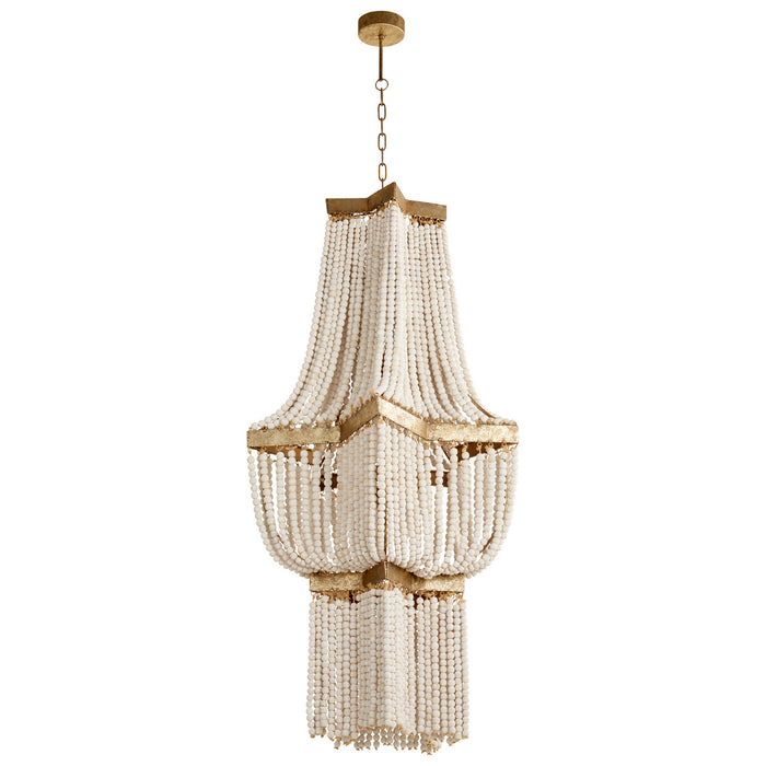 Cyan 09261 Three Light Pendant, Tinted Gold Leaf
