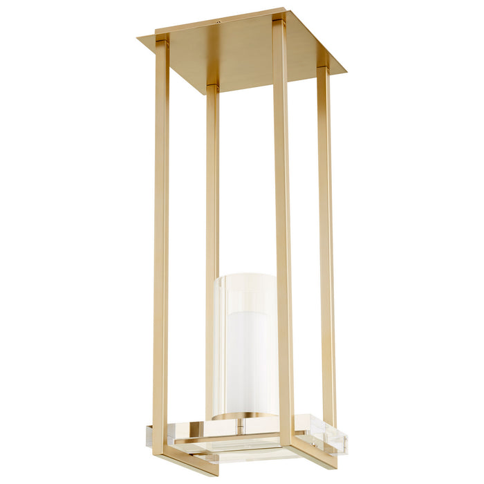 Cyan 09294 One Light Pendant, Aged Brass