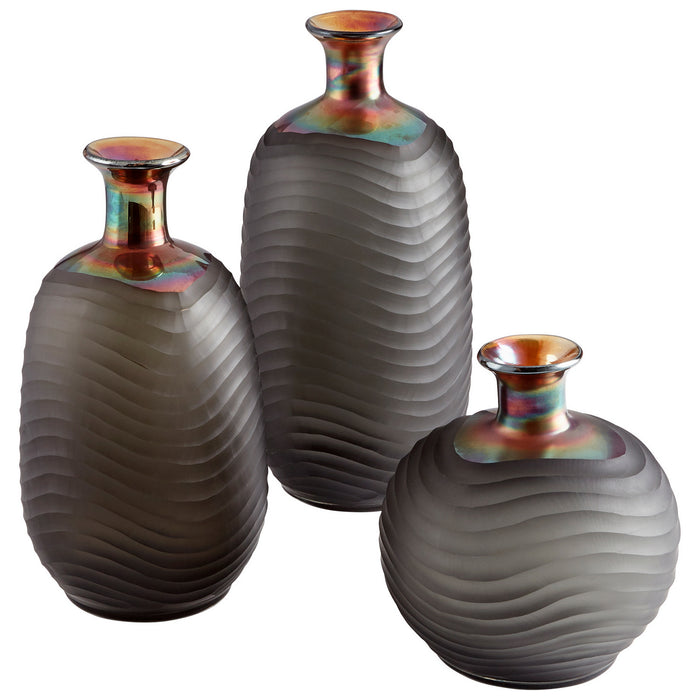 Cyan 09448 Vase, Iridescent