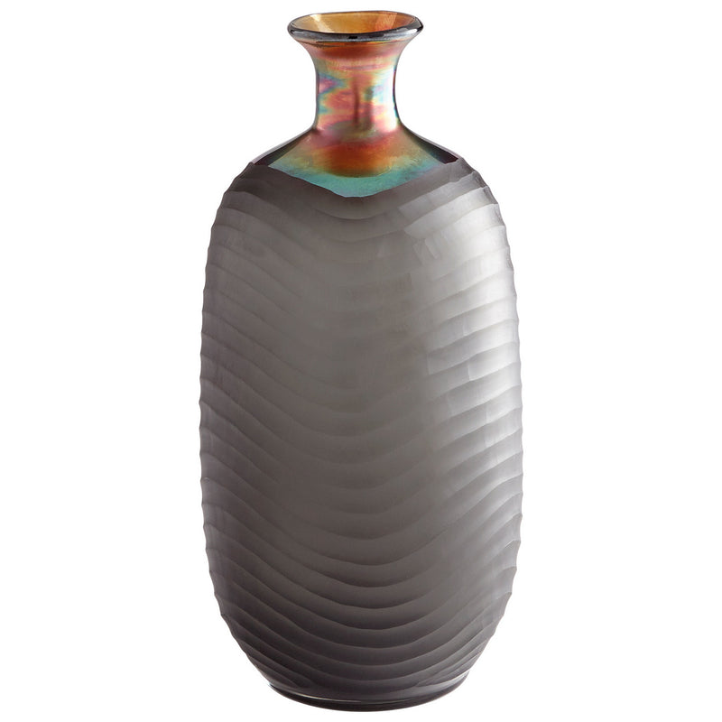 Cyan 09449 Vase, Iridescent