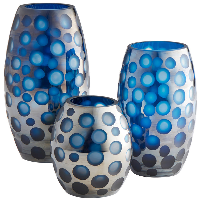 Cyan 09460 Vase, Blue