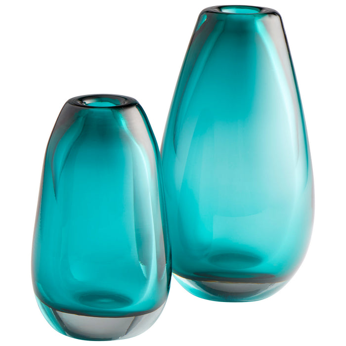 Cyan 09493 Vase, Blue