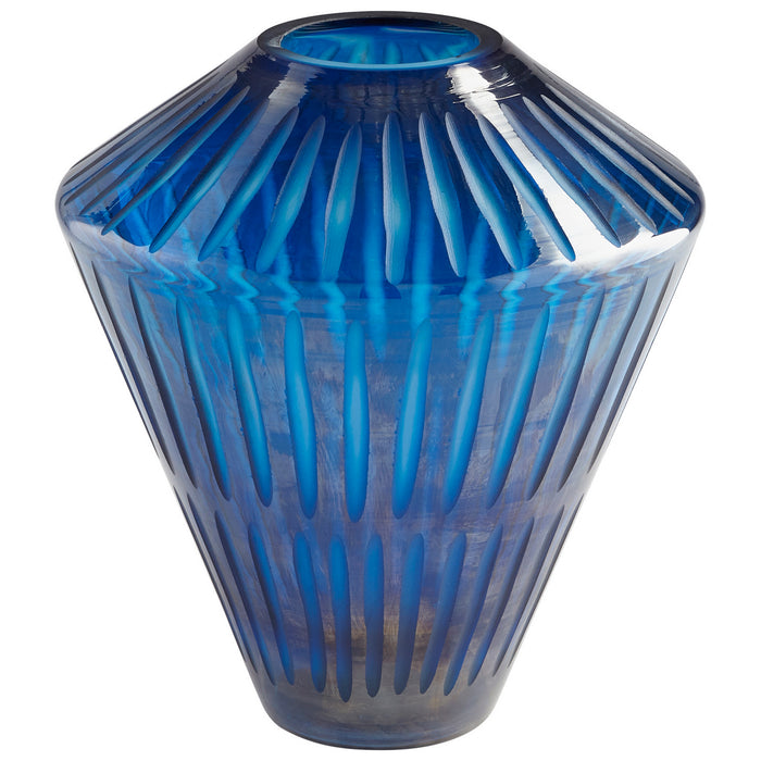 Cyan 09495 Vase, Blue