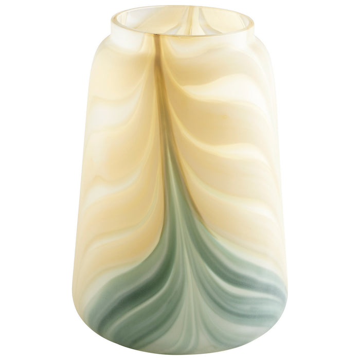 Cyan 09532 Vase, Yellow And Green