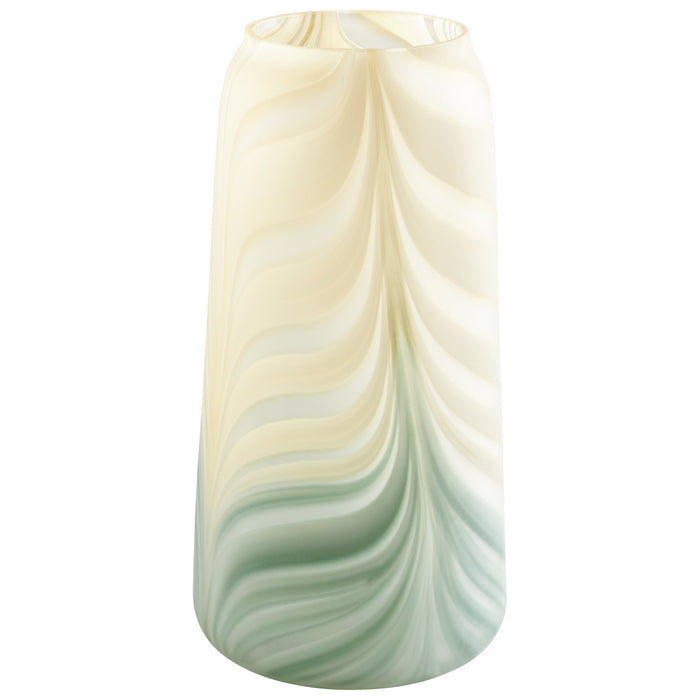 Cyan 09533 Vase, Yellow And Green