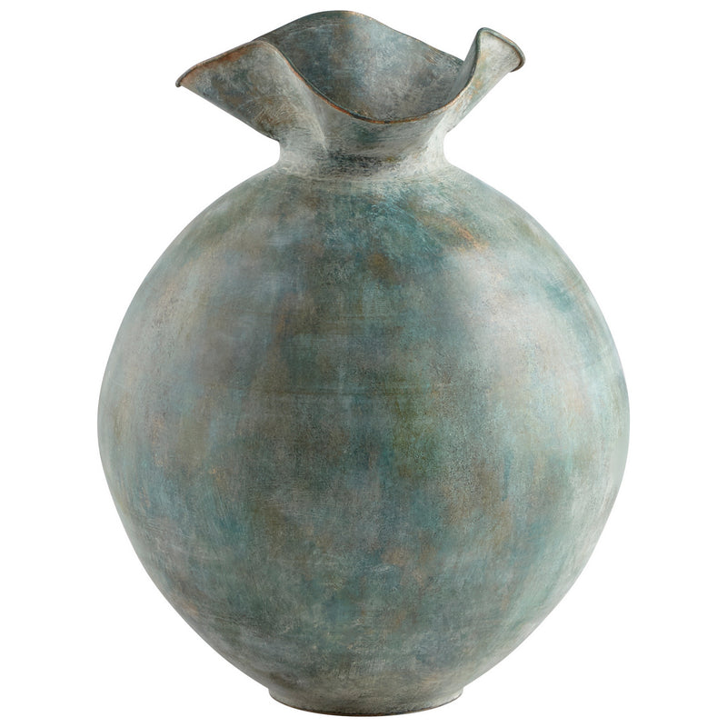 Cyan 09632 Vase, Gold Patina