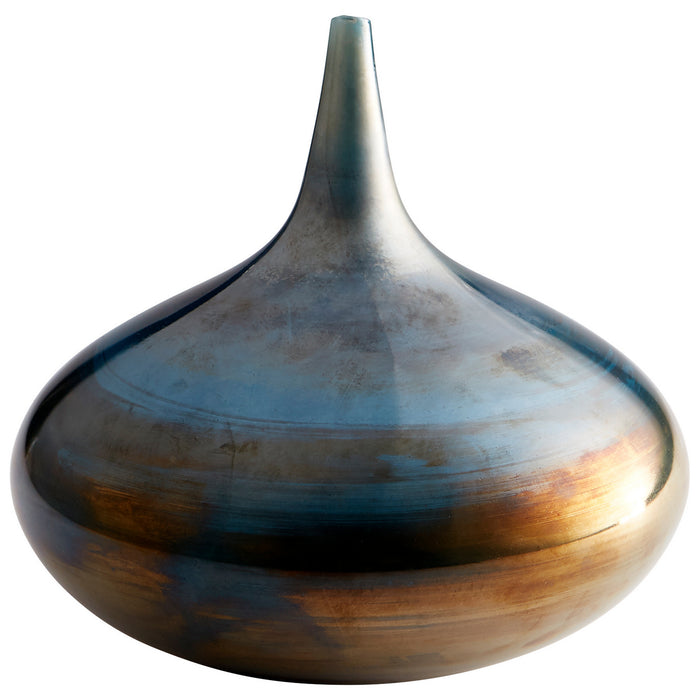 Cyan 09648 Vase, Iridescent Sunset