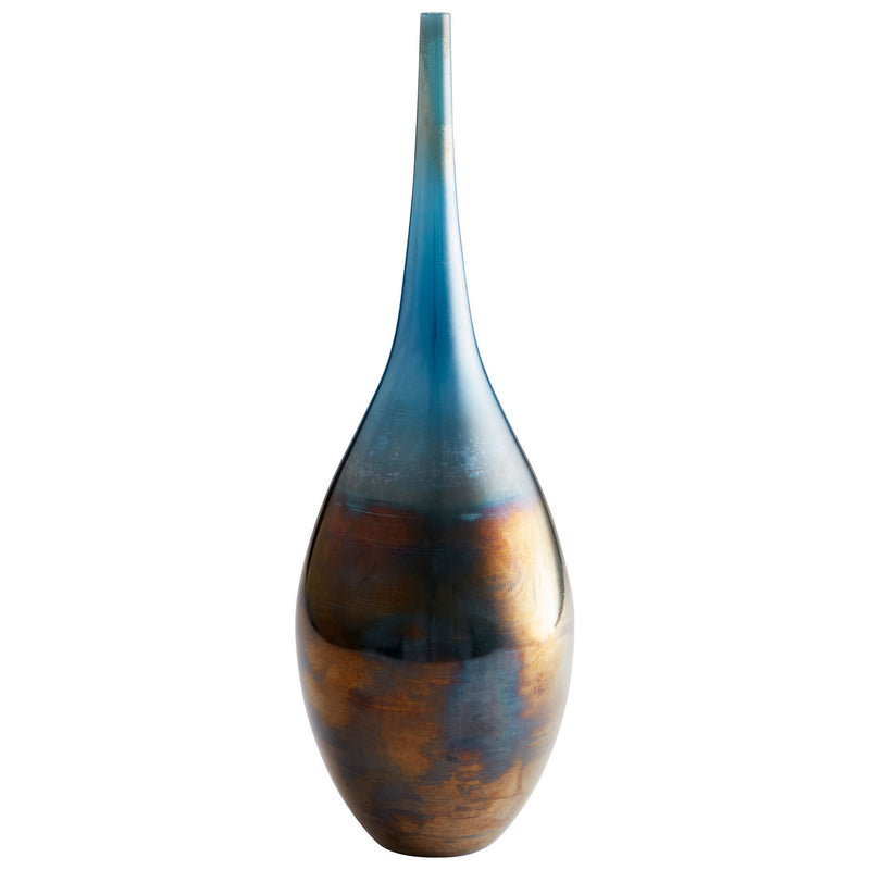Cyan 09650 Vase, Iridescent Sunset