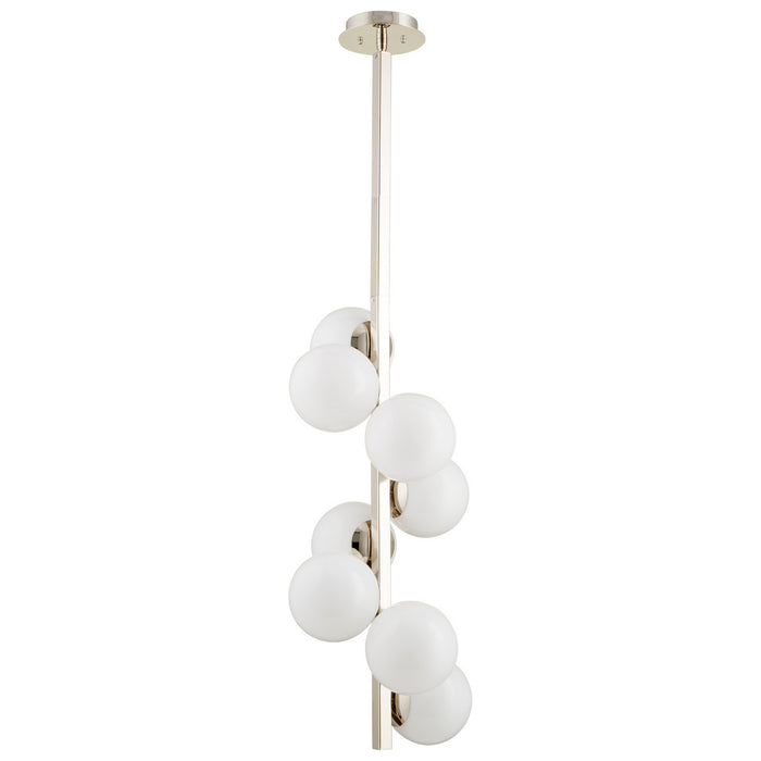 Cyan 09676 Eight Light Pendant, Polished Nickel