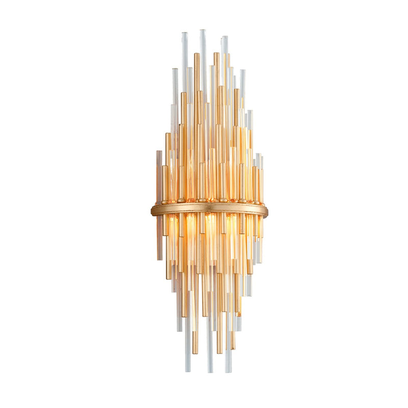 Corbett Lighting 238-12-GL/SS LED Wall Sconce, Stainless Steel