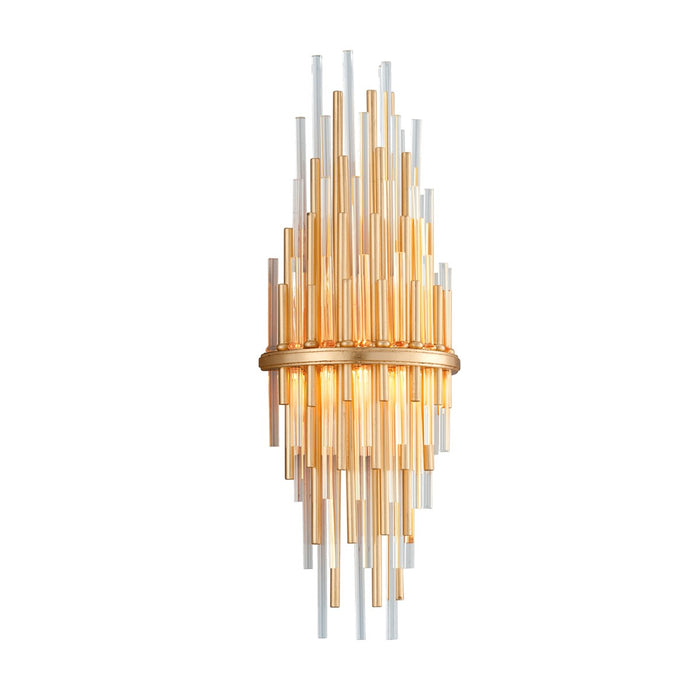 Corbett Lighting 238-12-GL/SS LED Wall Sconce, Stainless Steel