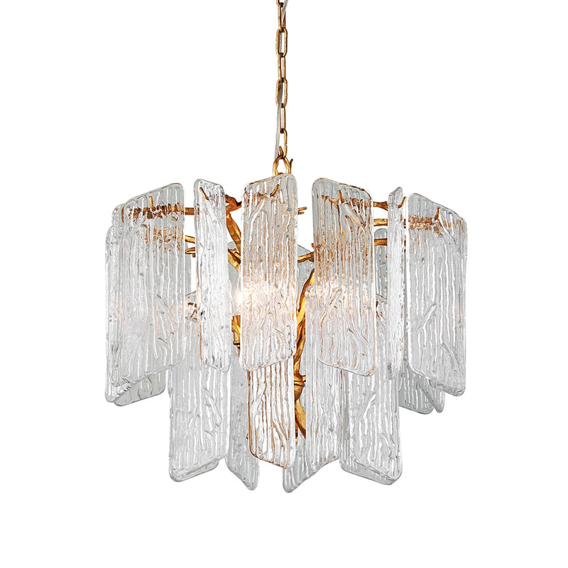 Corbett Lighting 244-44 Four Light Chandelier, Royal Gold
