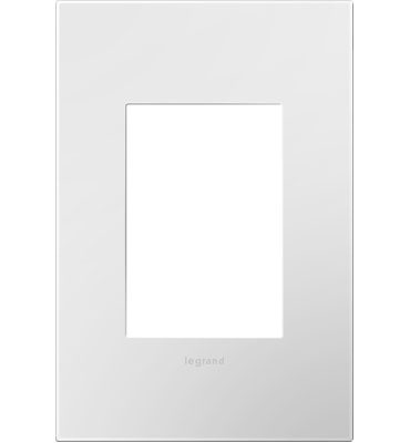 Legrand AWP1G3WHW4 Gang Wall Plate, White