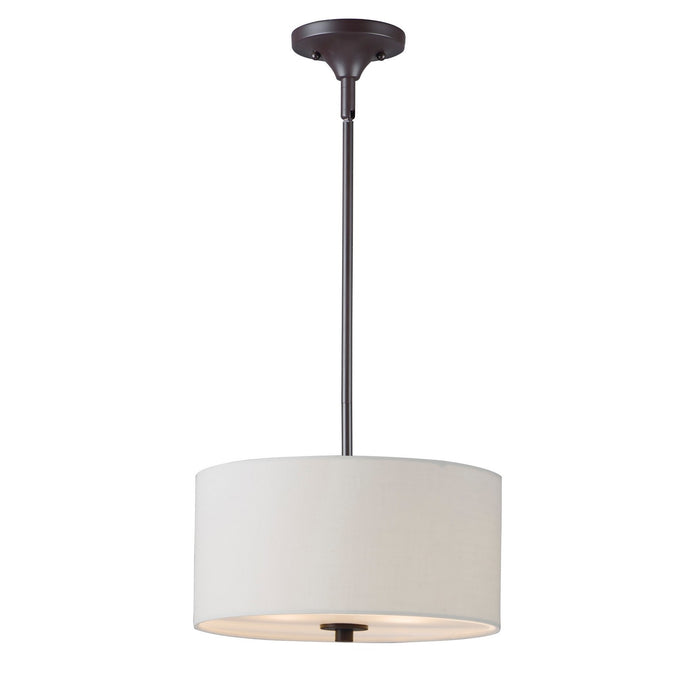 Maxim 10011OMOI Two Light Semi-Flush Mount, Oil Rubbed Bronze