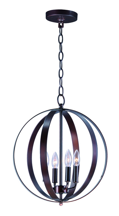 Maxim 10031OI Four Light Chandelier, Oil Rubbed Bronze