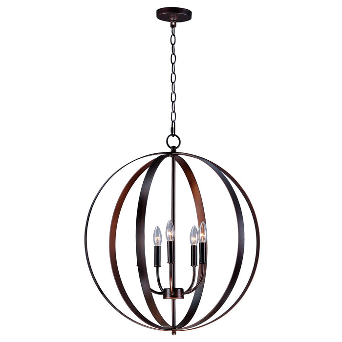 Maxim 10032OI Five Light Chandelier, Oil Rubbed Bronze