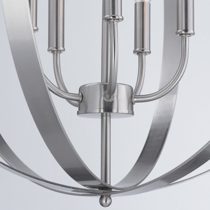Maxim 10032SN Five Light Chandelier, Satin Nickel