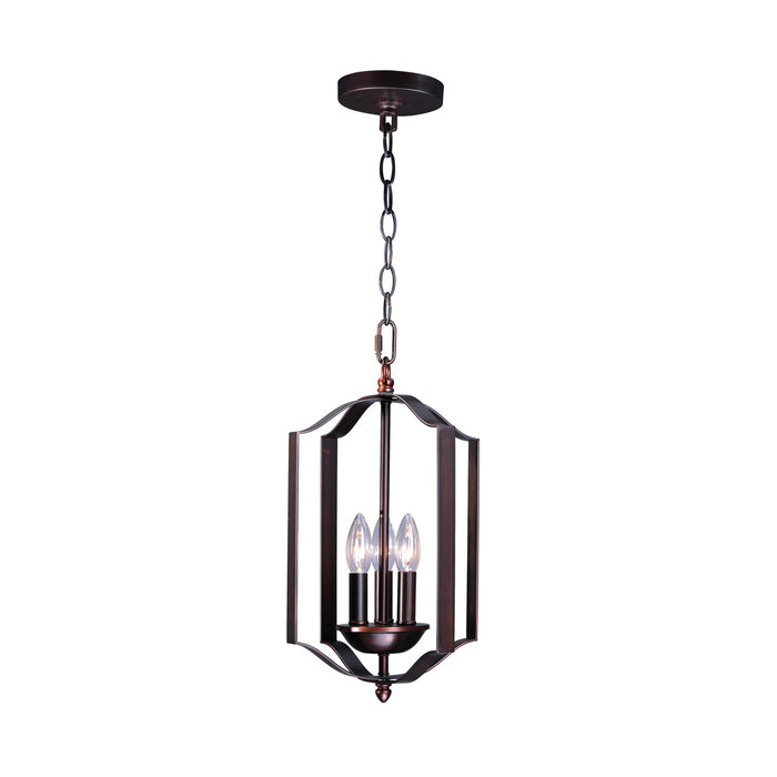 Maxim 10035OI Three Light Chandelier, Oil Rubbed Bronze