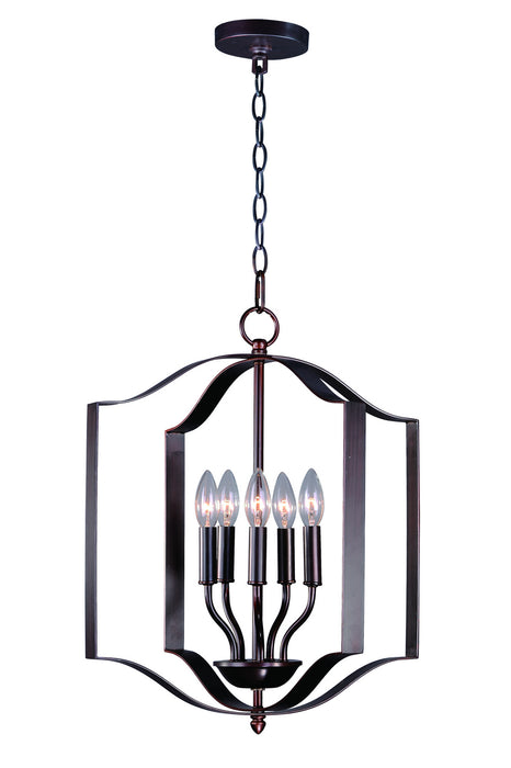 Maxim 10037OI Five Light Chandelier, Oil Rubbed Bronze
