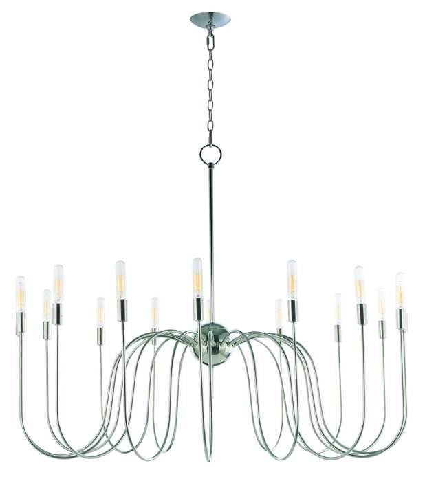 Maxim 22408PN 16 Light Chandelier, Polished Nickel