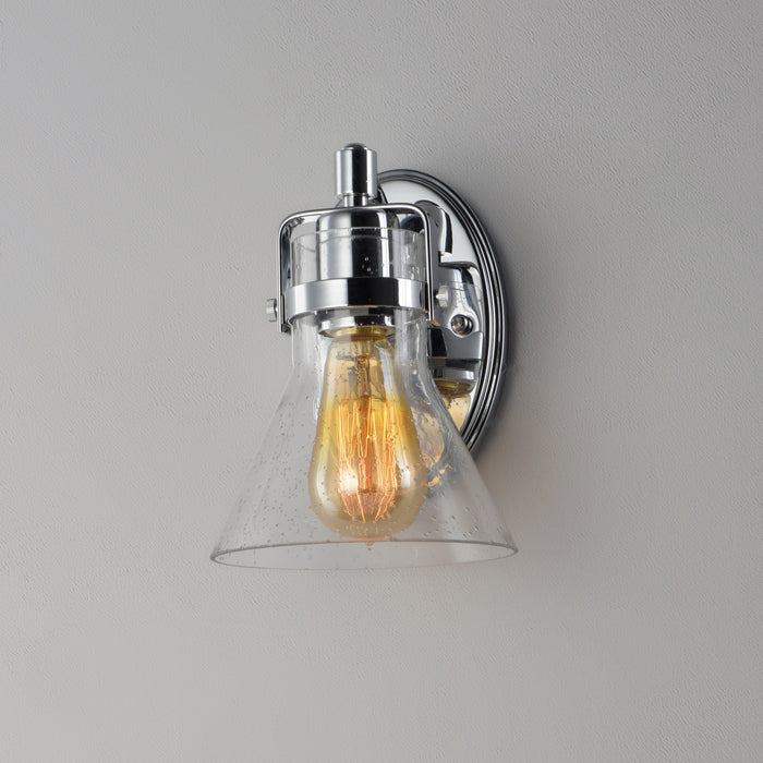 Maxim 26111CDPC One Light Wall Sconce, Polished Chrome