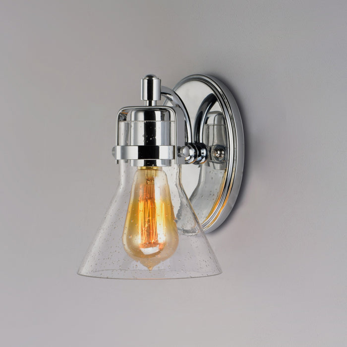 Maxim 26111CDPC One Light Wall Sconce, Polished Chrome