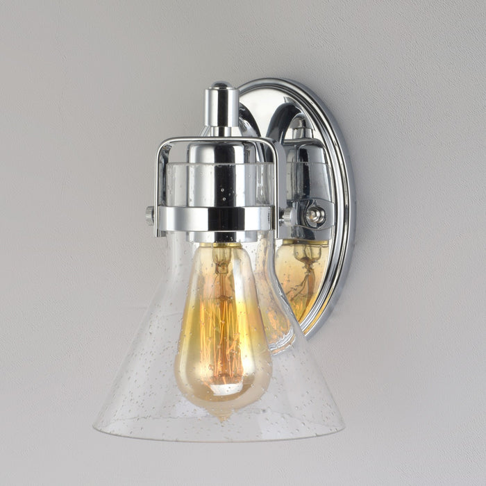 Maxim 26111CDPC One Light Wall Sconce, Polished Chrome