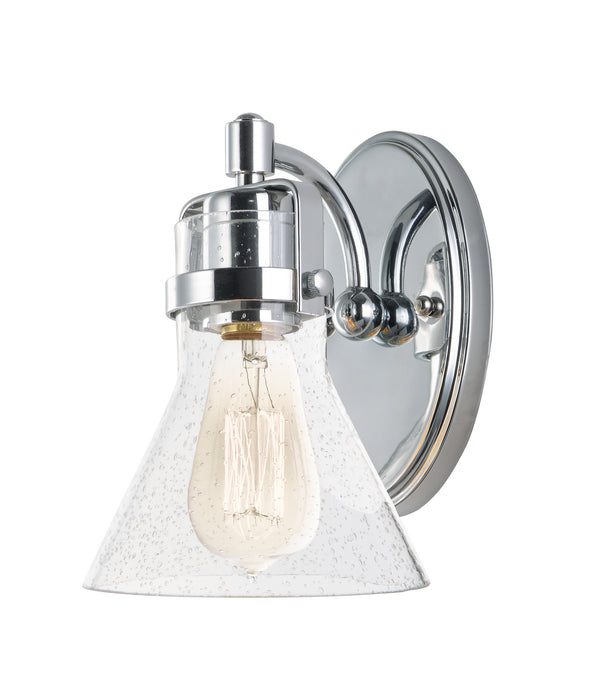 Maxim 26111CDPC One Light Wall Sconce, Polished Chrome