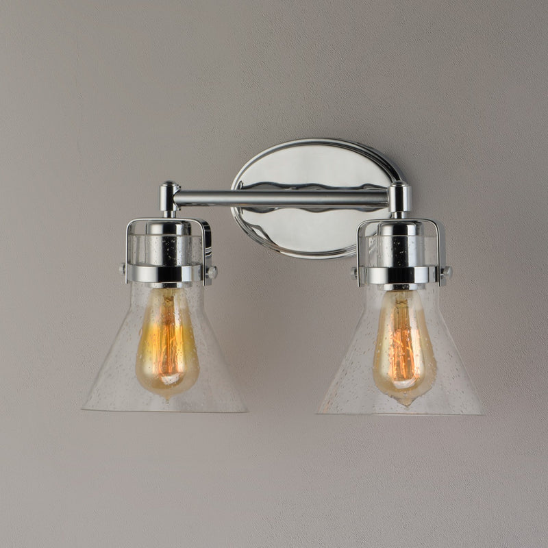 Maxim 26112CDPC Two Light Bath Vanity, Polished Chrome
