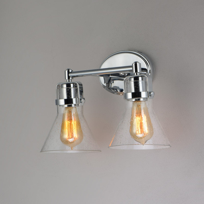 Maxim 26112CDPC Two Light Bath Vanity, Polished Chrome