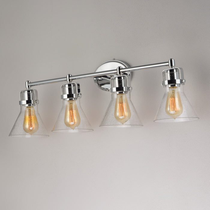Maxim 26114CDPC Four Light Bath Vanity, Polished Chrome
