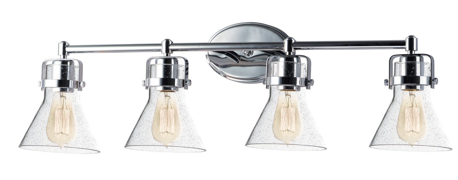 Maxim 26114CDPC Four Light Bath Vanity, Polished Chrome