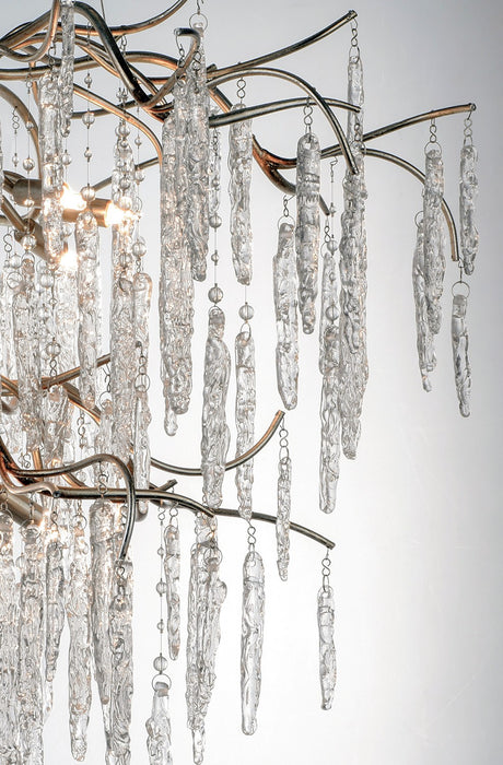 Maxim 26288ICSG 12 Light Chandelier, Silver Gold