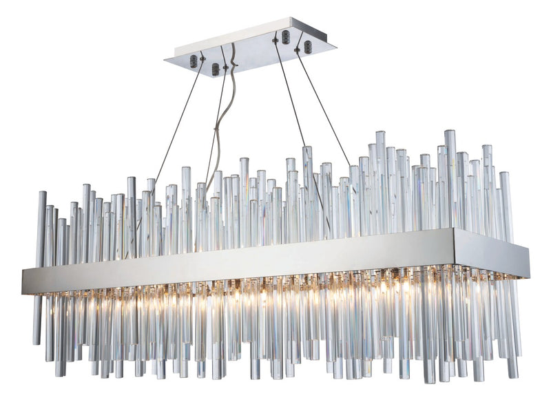 Elegant Lighting 3000G36C 20 Light Chandelier, Chrome