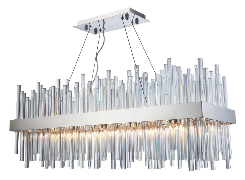 Elegant Lighting 3000G36C 20 Light Chandelier, Chrome