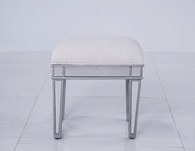 Elegant Lighting MF6-1007S Chair, Hand Rubbed Antique Silver