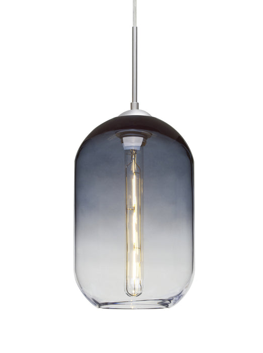 Besa 1JC-OMEGA12ST-EDIL-SN One Light Pendant, Satin Nickel