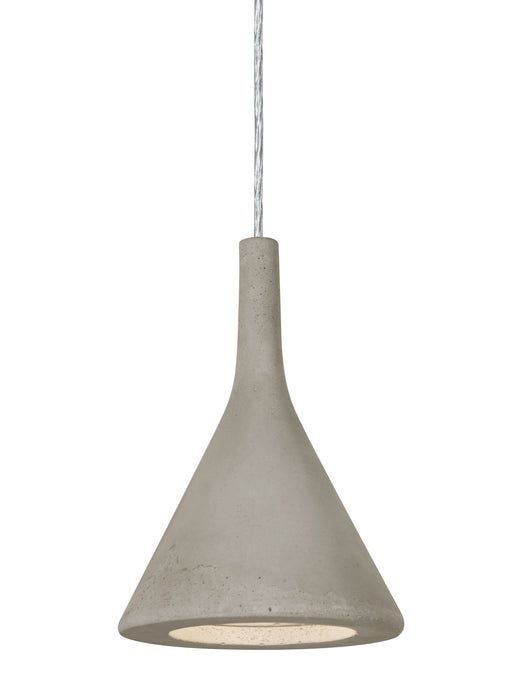 Besa 1JT-GALATN-LED-SN One Light Pendant, Satin Nickel