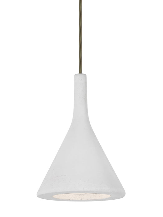 Besa 1JT-GALAWH-LED-BR One Light Pendant, Bronze